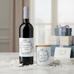 Dárkový set „Pro paní učitelku“ - Víno a Svíčka