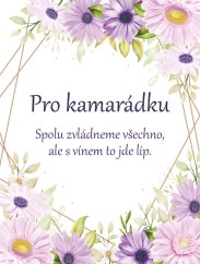 Víno pro pro nejlepší kamarádku - Kopretiny 0,75L