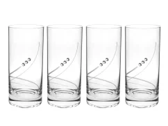 Sklenice na nealko 250 ml s krystaly Preciosa - Stuhy 4 ks