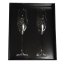 Sklenice na sekt s krystaly Preciosa 210ml - linie 2ks