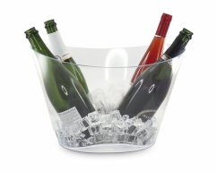 Chladící nádoba na víno a sekt - ovál transparentní