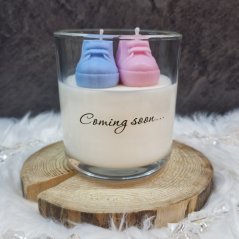Vonná sójová svíčka 320g - "Coming soon..."