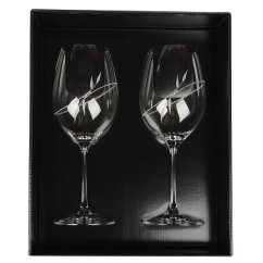 Sklenice na víno s krystaly Preciosa 470 ml - Plant 2ks