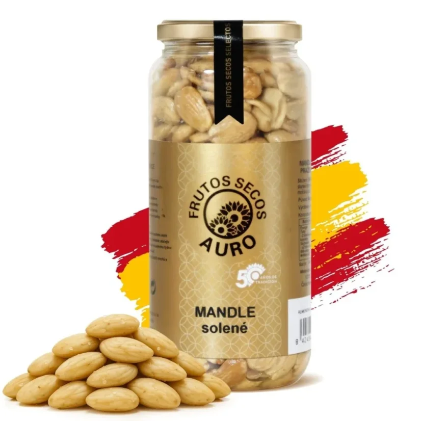 Mandle Valencia pražené solené (440 g)