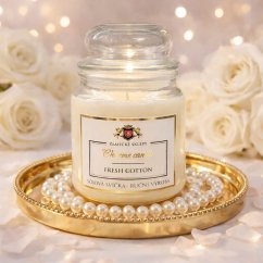 Sójová svíčka Charme Candle - Fresh cotton - 410g