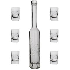 Sada šesti odlivek 30ml a lahve s krystaly Preciosa - Celebration
