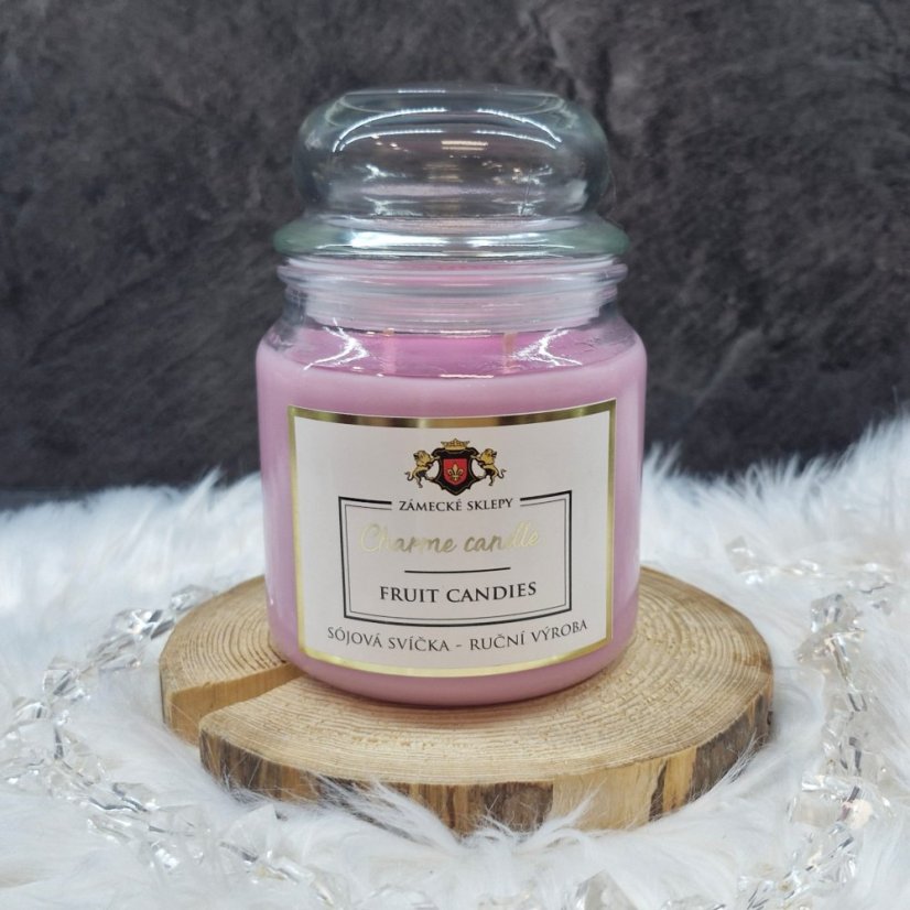 Sójová svíčka Charme Candle - Fruit candies - 410g