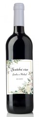 Svatební etiketa na víno 0,75l - SE220002