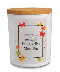 Vonná sójová svíčka - Pro nejlepší kamarádku se jménem - 200g