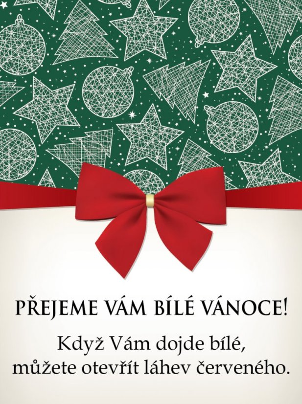 Vánoční víno - bílé Vánoce