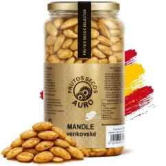 Mandle pražené Venkovské s cibulkou, rajčaty a česnekem (950g)