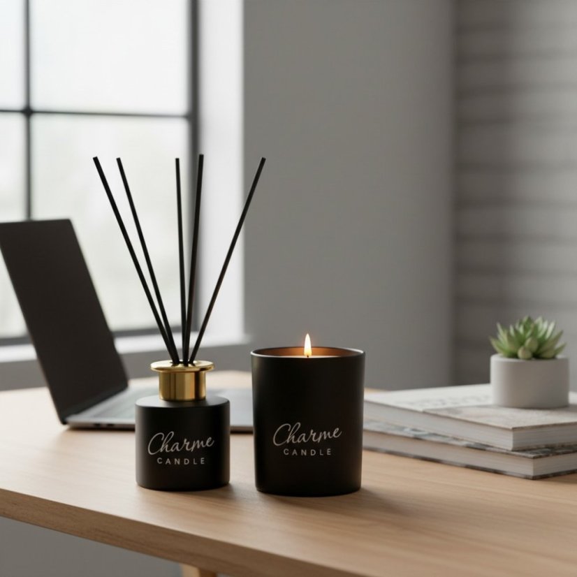 Designový bytový difuzér Dark Essence jako stylový doplněk do moderní pracovny nebo kanceláře