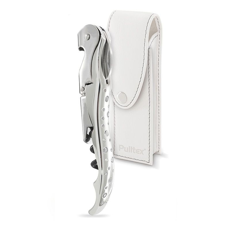 Vývrtka Pulltap´s Classic zdobená krystaly Swarovski - Chromová