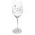 Sklenice na víno 360 ml s krystaly Swarovski - jubileum 50