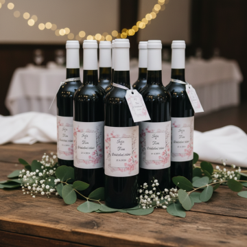 Svadobné etikety - Barva - Hnědá