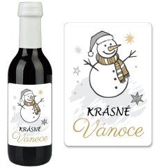 Vánoční mini víno - Veltlínské zelené suché 0,187l