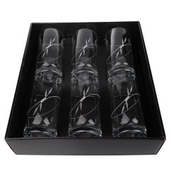Sklenice na nealko 250 ml s krystaly Preciosa - Plant 6 ks