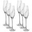 Sklenice na sekt s krystaly Preciosa 210ml - Plant 6ks