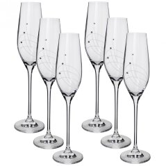 Sklenice na sekt Swarovski - dárková sada 6ks Sklenice na sekt Swarovski - dárková sada 6ks