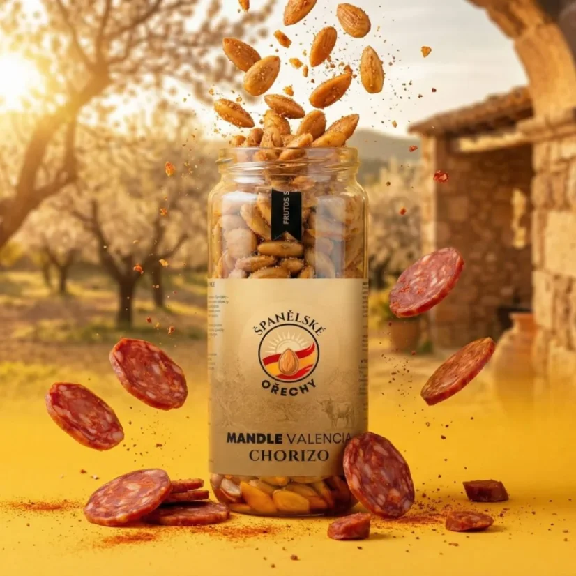 Mandle pražené s příchutí Chorizo (440 g)