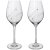 Sklenice na víno s krystaly Preciosa 360 ml - Celebration 2ks