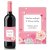 Víno 0,75l s etiketou k svátku - růžová