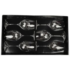 Sklenice na víno s krystaly Preciosa 470 ml - Plant 6ks