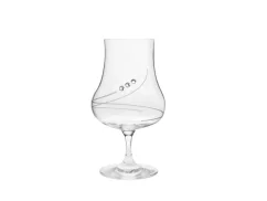 Sklenice na rum s krystaly Preciosa 220ml - Stuhy 4ks