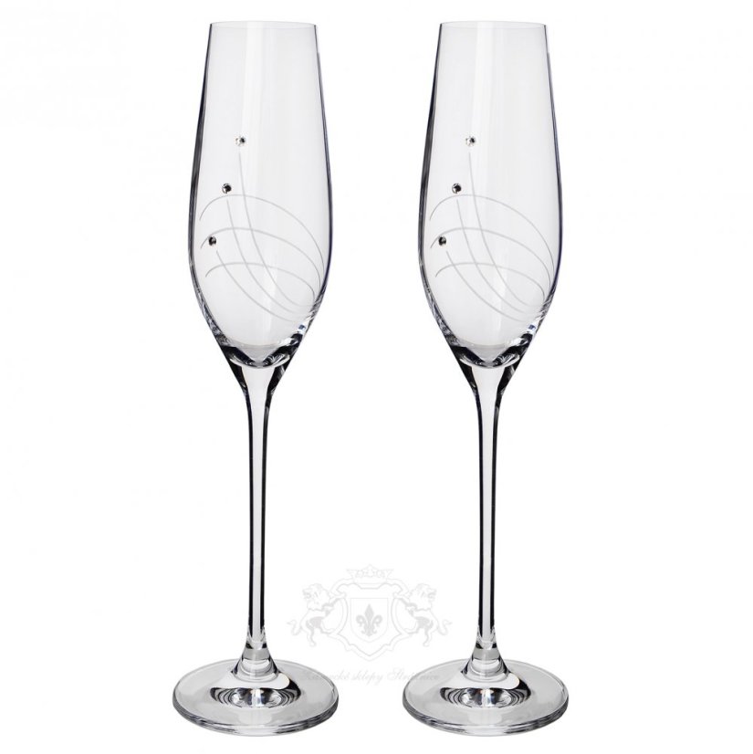 Luxusní sklenice na sekt Swarovski Celebration