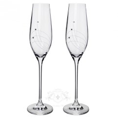 Luxusní sklenice na sekt Swarovski Celebration