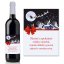 Vánoční samolepící etiketa na víno 0,75l - VE0003