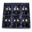 Sada 6 sklenic na koňak 400 ml s krystaly Swarovski - Waves
