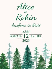 Svatební etiketa na víno 0,75l - SE220020