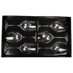 Sklenice na víno s krystaly Preciosa 470 ml - Plant 6ks