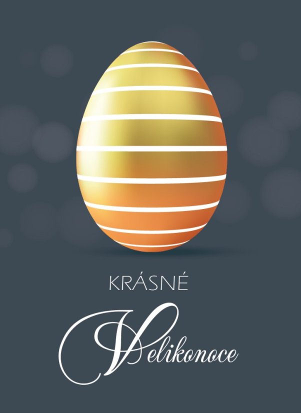 Víno s nápisem - Krásné Velikonoce