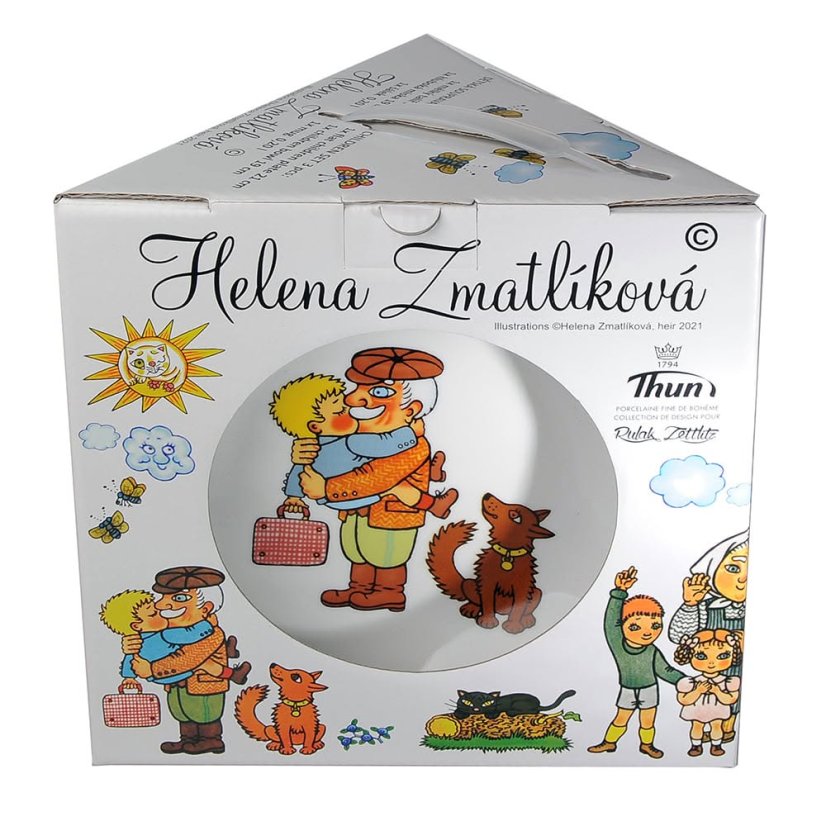 Dětská porcelánová souprava Honzík - ilustrace Helena Zmatlíková, Thun 1794