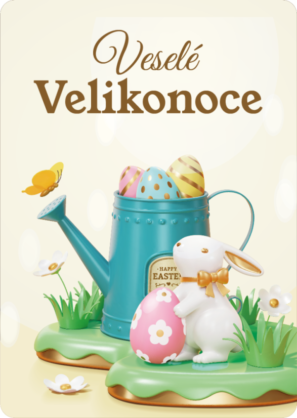 Velikonoční etiketa na víno