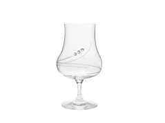 Sklenice na rum s krystaly Preciosa 220ml - Stuhy 4ks