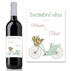 Svatební etiketa na víno 0,75l - SE220009