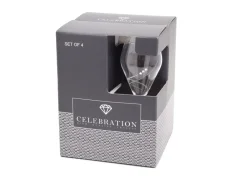 Sklenice na sekt s krystaly Preciosa  230ml  - PROSECCO  Stuhy 4 ks