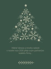 Vánoční samolepící etiketa na víno 0,75l - VE0004