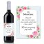 Etiketa na víno 0,75l  - přání k narozeninám NA220006