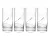 Sklenice na nealko 250 ml s krystaly Preciosa - Stuhy 4 ks