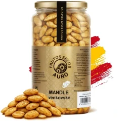 Mandle pražené Venkovské s cibulkou, rajčaty a česnekem (950g)