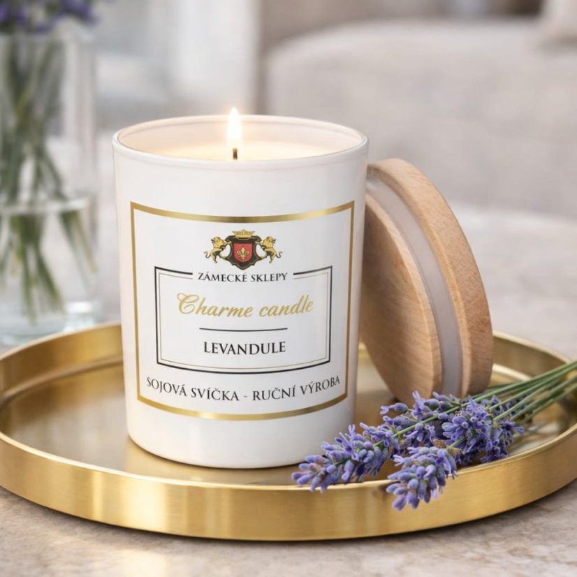 Vonná sójová svíčka - Levandule - 300g