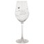 Sklenice na víno 360 ml s krystaly Swarovski - jubileum 25