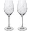 Sklenice na víno s krystaly Preciosa 360 ml - Celebration 2ks