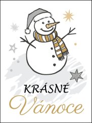 Moderní Vánoční přání - víno