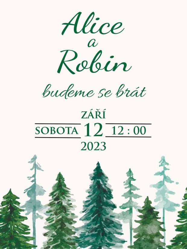 Svatební etiketa na víno 0,75l - SE220020