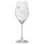 Sklenice na víno 360 ml s krystaly Swarovski - jubileum 55